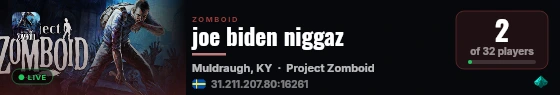 joe biden niggaz live status badge