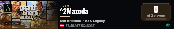 ^2Mazoda live status badge