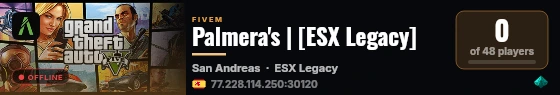 Palmera's | [ESX Legacy] live status badge