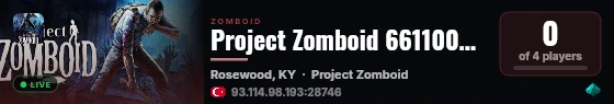 Project Zomboid 66110033So live status badge