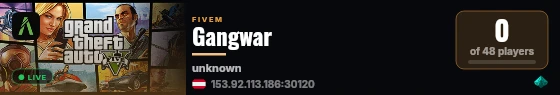 Gangwar live status badge