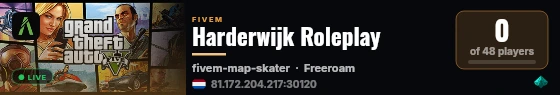 Harderwijk Roleplay live status badge