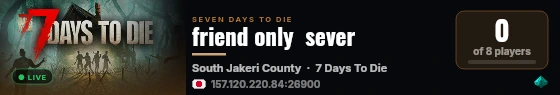 friend only  sever live status badge