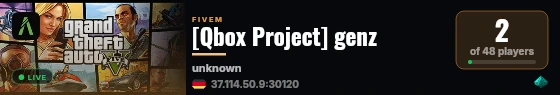[Qbox Project] genz live status badge