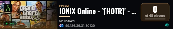 [IONIX Online] Your Project Name live status badge