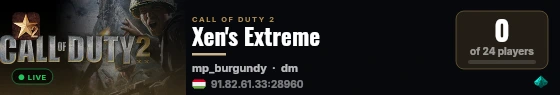 Xen's Extreme live status badge