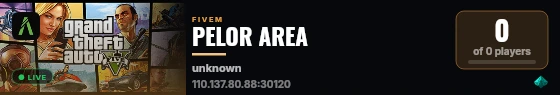 PELOR AREA live status badge