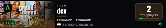 dev live status badge