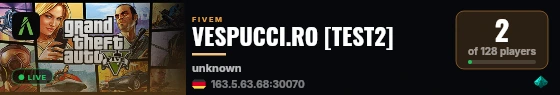 VESPUCCI.RO [TEST2] live status badge