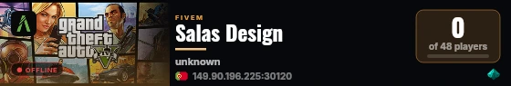 Salas Design live status badge