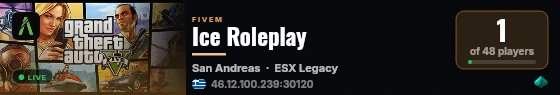 Ice Roleplay live status badge