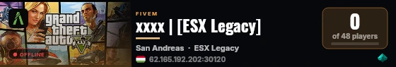 xxxx | [ESX Legacy] live status badge
