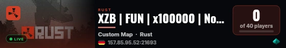 XZB | FUN | x100000 | No Grass | EU | BATTLEFIELD live status badge
