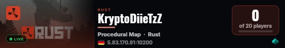 KryptoDiieTzZ live status badge