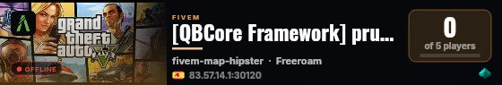 [QBCore Framework] prueba live status badge