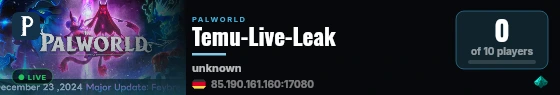 Temu-Live-Leak live status badge