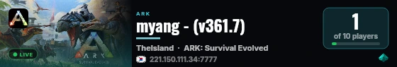 myang - (v361.7) live status badge