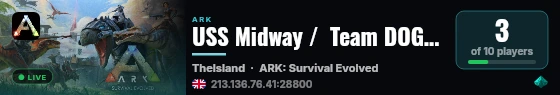 USS Midway /  Team DOG - (v361.7) live status badge