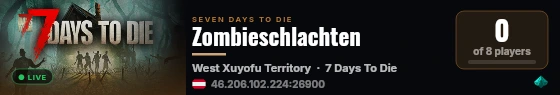 Zombieschlachten live status badge
