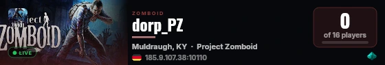 dorp_PZ live status badge