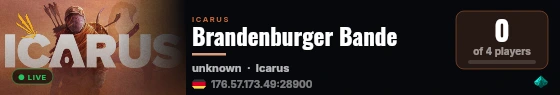 Brandenburger Bande live status badge