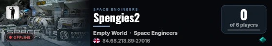 Spengies2 live status badge