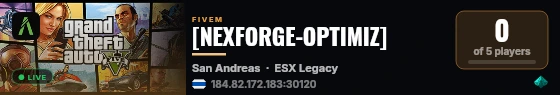 [NEXFORGE-OPTIMIZ] live status badge