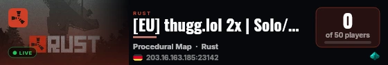 Thugg.lol | Classic+ | X2 live status badge