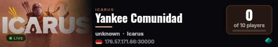 Yankee Comunidad live status badge