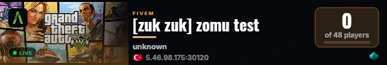 [zuk zuk] zomu test live status badge