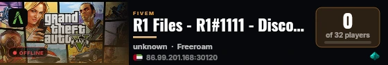 R1 Files - R1#1111 - Discord.gg/R1 live status badge