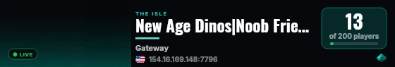 New Age Dinos|Noob Friendly|Grows|Heals|TPs|Parking live status badge