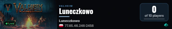 Luneczkowo live status badge
