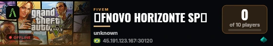 🡺FNOVO HORIZONTE SP🡸 live status badge