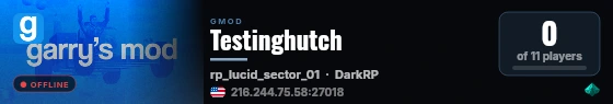 Testinghutch live status badge