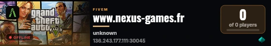 www.nexus-games.fr live status badge