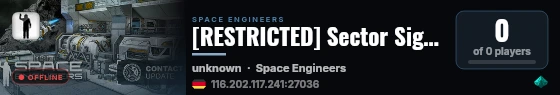 [RESTRICTED] Sector Sigma live status badge