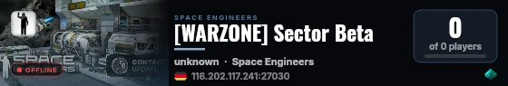 [WARZONE] Sector Beta live status badge