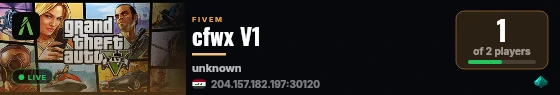 cfwx V1 live status badge