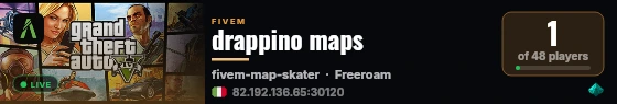 drappino maps live status badge