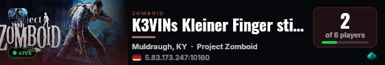K3VINs Kleiner Finger stinkt live status badge