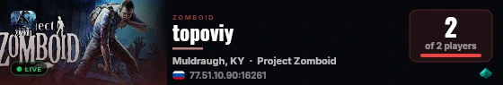 topoviy live status badge
