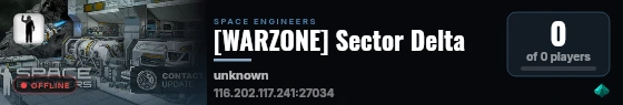[WARZONE] Sector Delta live status badge