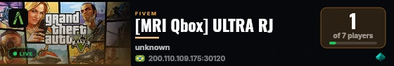 [MRI Qbox] ULTRA RJ  live status badge