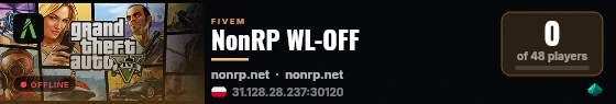 NonRP WL-OFF live status badge
