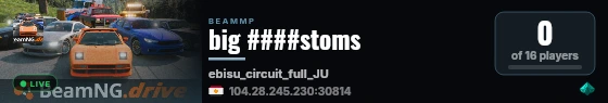 big ####stoms live status badge