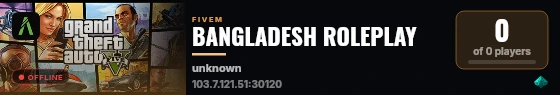 BANGLADESH ROLEPLAY live status badge