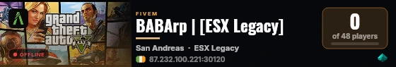 BABArp | [ESX Legacy] live status badge