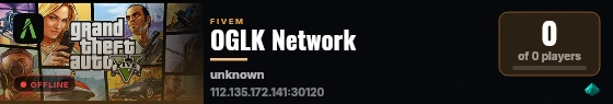OGLK Network live status badge