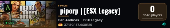  piporp | [ESX Legacy] live status badge